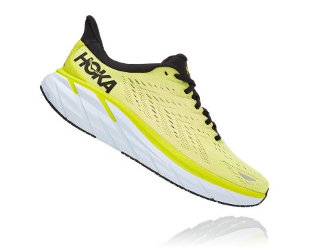 Hoka One One Clifton 8 Moški Pohodni Čevlji Rumena / Črna SI-512869E